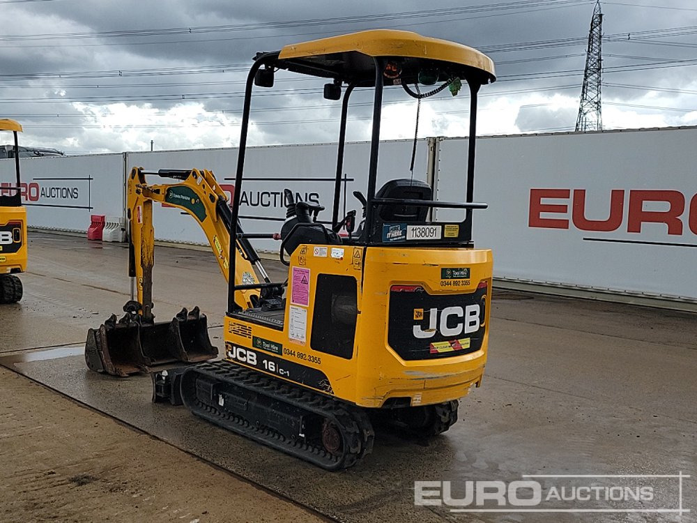 2021 JCB 16C-1 - Мини багер: снимка 3 2021 JCB 16C-1 - Мини багер: снимка 3