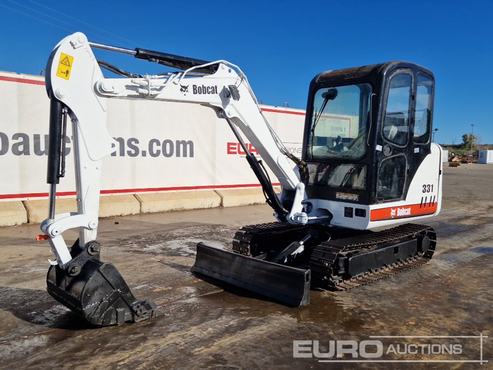 Bobcat 331G - Мини багер: снимка 1 Bobcat 331G - Мини багер: снимка 1