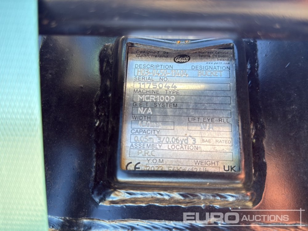 Geith Bucket H03-0450-11404 to Suit MCR1009 (S/Ns 1175044, 1175046) (2 of) - Кофа: снимка 5 Geith Bucket H03-0450-11404 to Suit MCR1009 (S/Ns 1175044, 1175046) (2 of) - Кофа: снимка 5