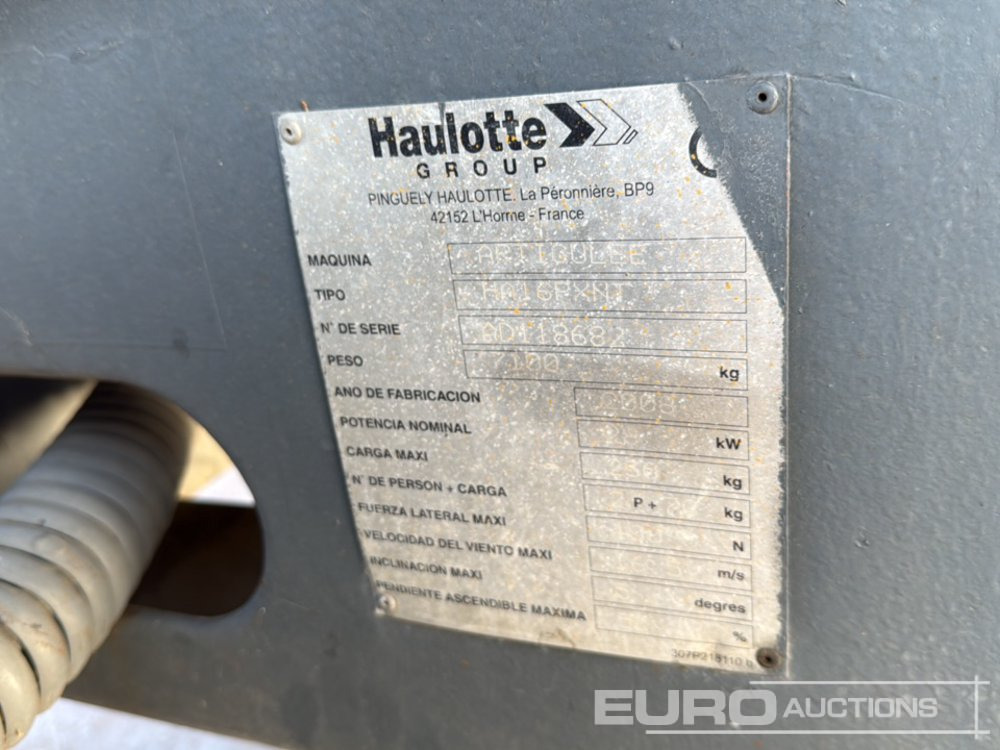 Работна площадка Haulotte HA16PXNT: снимка 30
