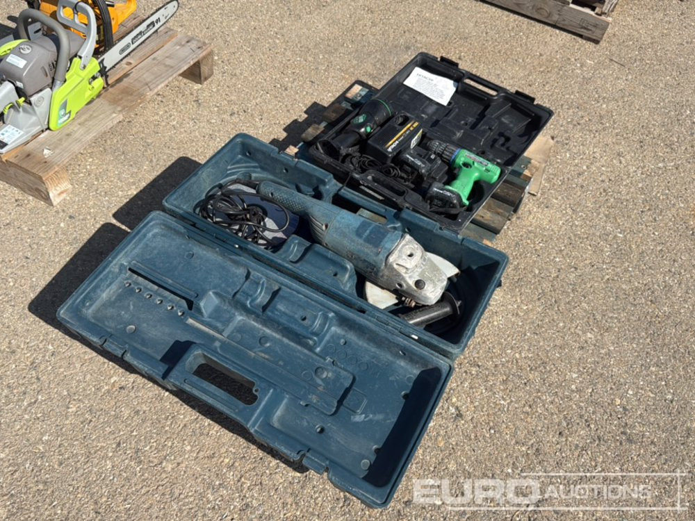 Pallet of (Hitachi) Cordless Drill & 230mm (Bosh) Angle Grinder - Строително оборудване: снимка 2 Pallet of (Hitachi) Cordless Drill & 230mm (Bosh) Angle Grinder - Строително оборудване: снимка 2