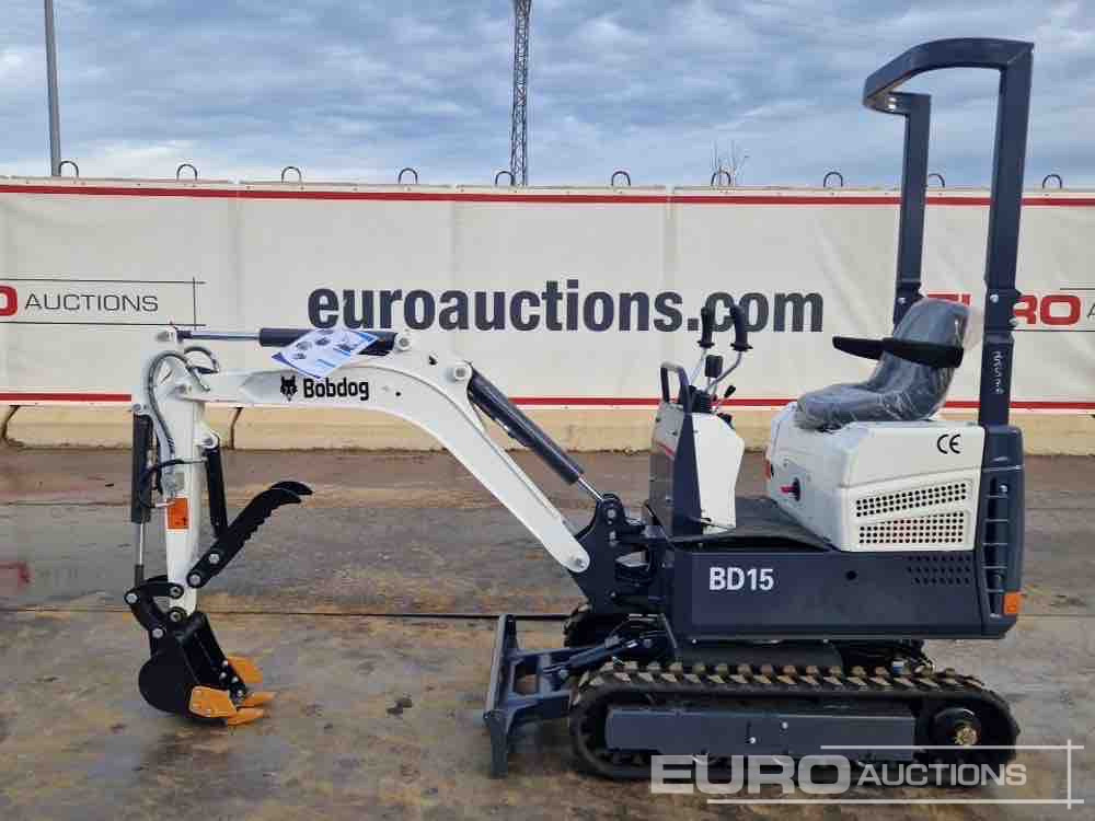 Unused 2025 Bobdog BD15 - Мини багер: снимка 2 Unused 2025 Bobdog BD15 - Мини багер: снимка 2