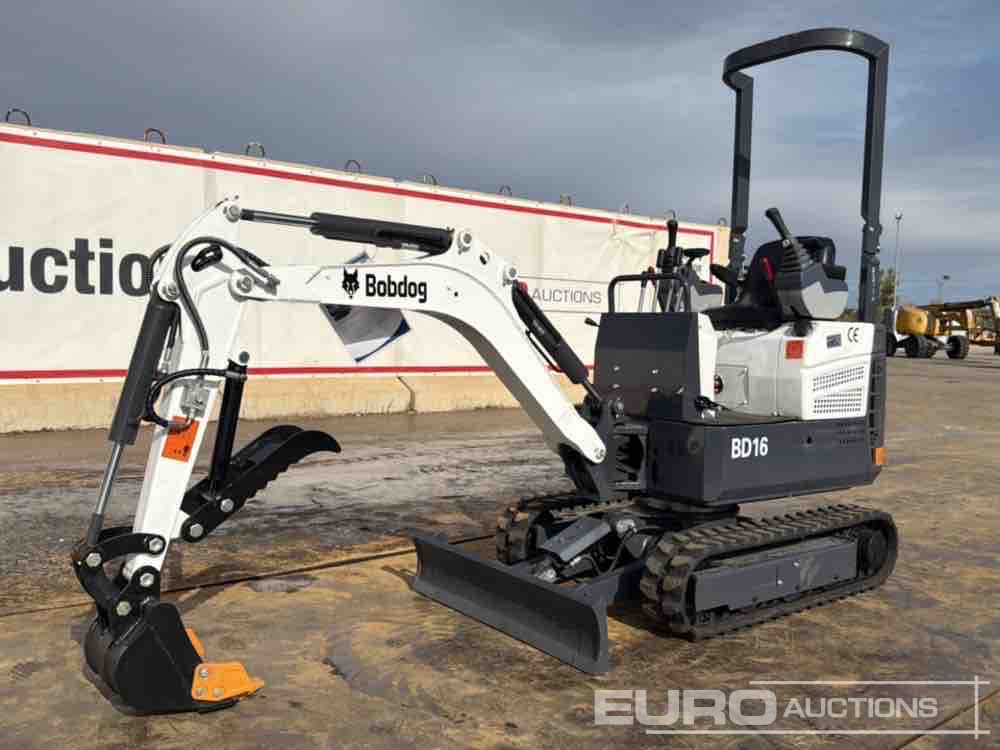 Unused 2025 Bobdog BD16 - Мини багер: снимка 1 Unused 2025 Bobdog BD16 - Мини багер: снимка 1