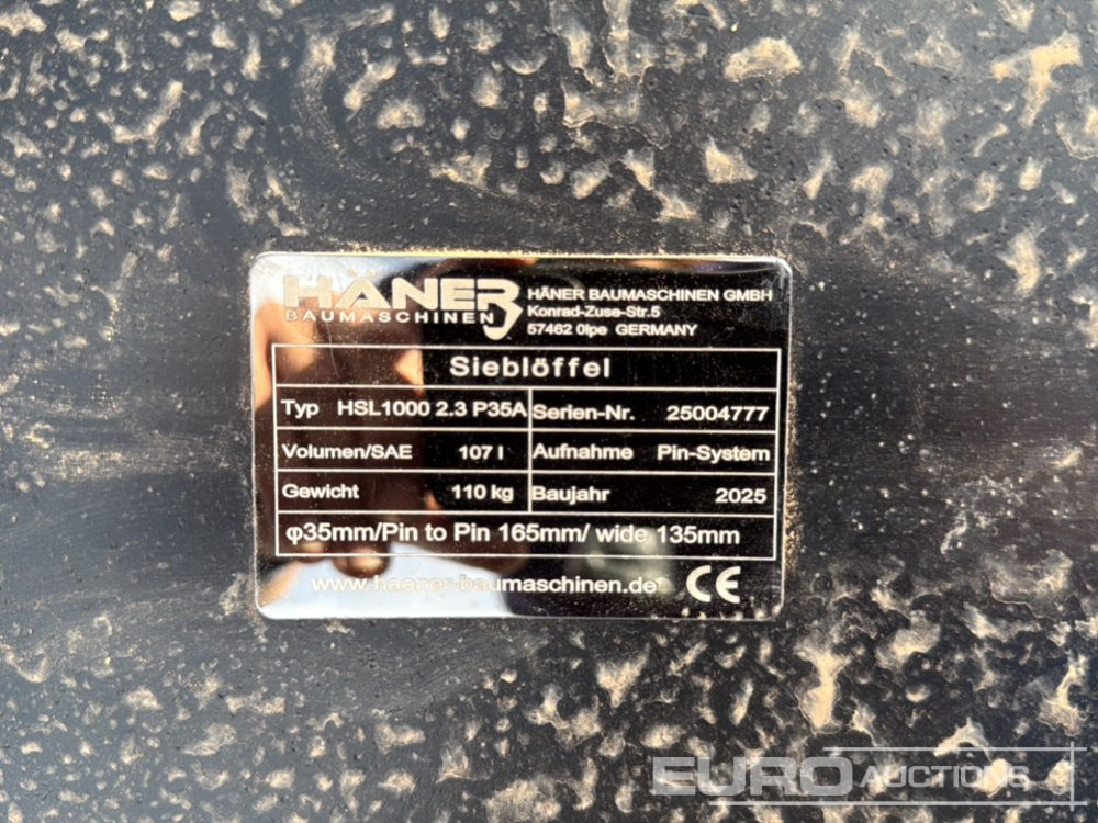 Unused 2025 Häner HSL1000 2.3 P35A - Кофа: снимка 5 Unused 2025 Häner HSL1000 2.3 P35A - Кофа: снимка 5