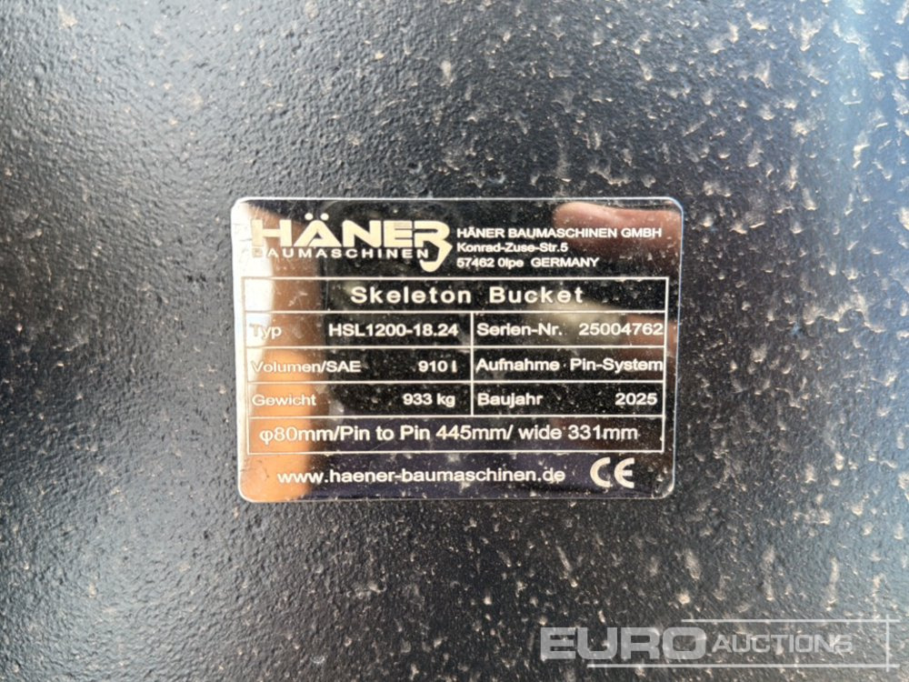 Unused 2025 Häner HSL1200-18.24 - Кофа: снимка 5 Unused 2025 Häner HSL1200-18.24 - Кофа: снимка 5