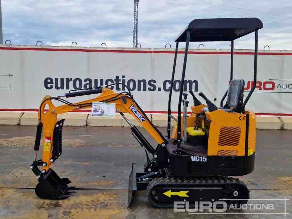 Unused 2025 Vicsec VC15J-Y - Мини багер: снимка 2 Unused 2025 Vicsec VC15J-Y - Мини багер: снимка 2