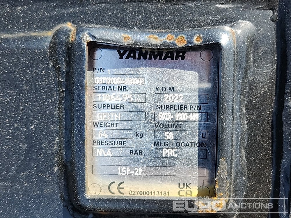 Нови Кофа Unused Yanmar G02R-0900-6096: снимка 7