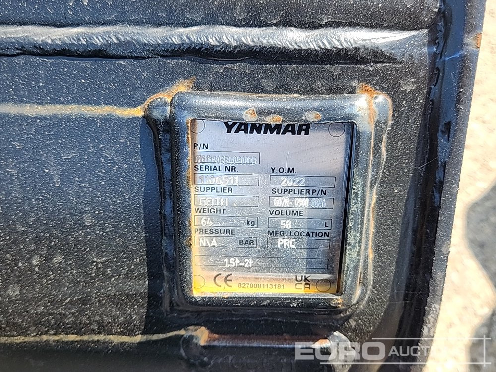 Нови Кофа Unused Yanmar G02R-0900-6096: снимка 6