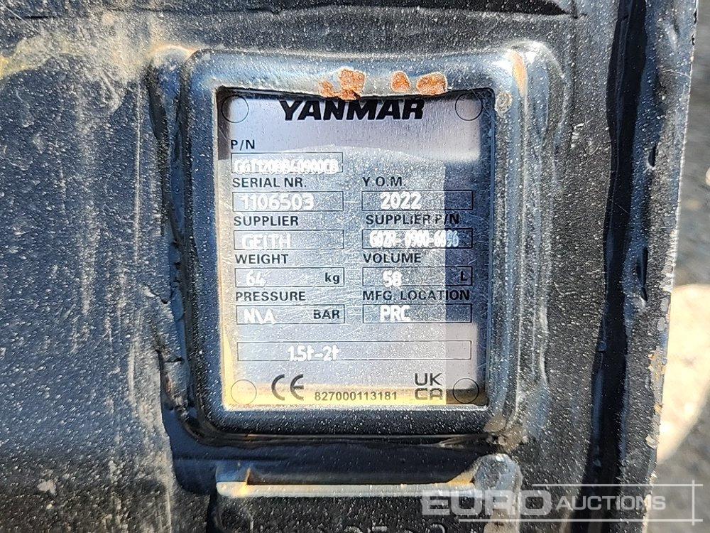 Нови Кофа Unused Yanmar G02R-0900-6096: снимка 7