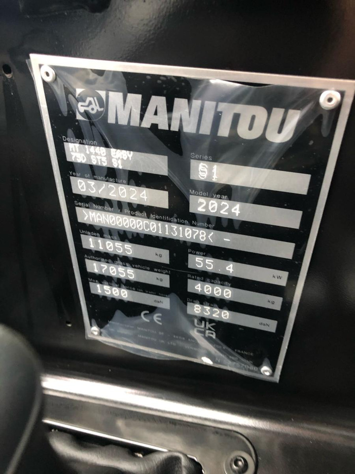 MANITOU MT1440 / 2024 - Телескопичен товарач: снимка 5 MANITOU MT1440 / 2024 - Телескопичен товарач: снимка 5