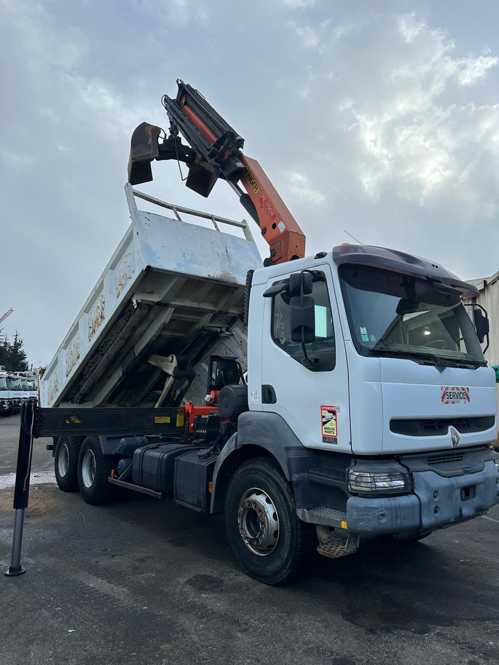 Camion bi-benne Renault CE-598-ON - Самосвал камион, Камион с кран: снимка 1 Camion bi-benne Renault CE-598-ON - Самосвал камион, Камион с кран: снимка 1
