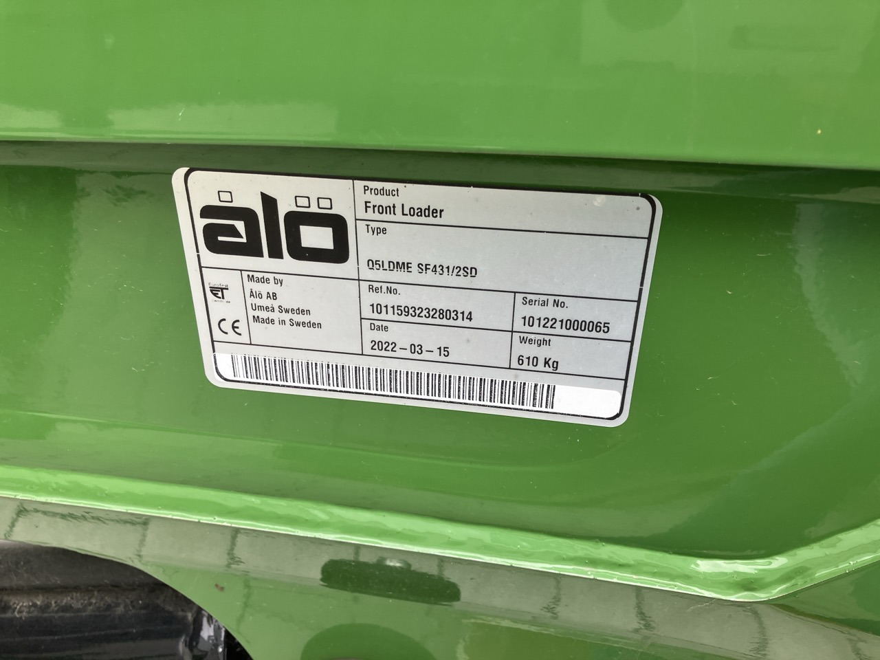Alö Frontlader Q5 LDM EURO - Челен товарач за трактор: снимка 2 Alö Frontlader Q5 LDM EURO - Челен товарач за трактор: снимка 2