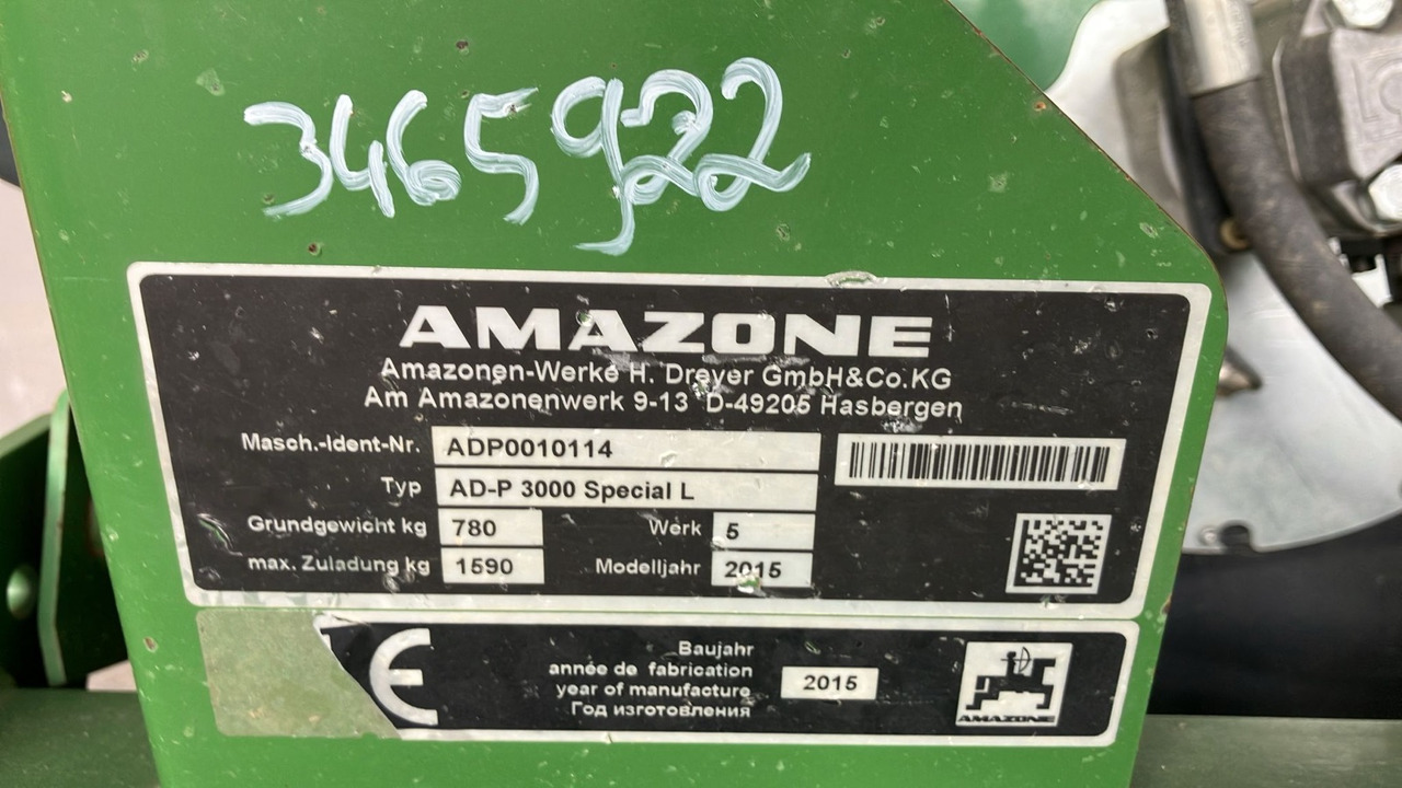 Amazone AD-P 3000 Spezial - Сеялка: снимка 2 Amazone AD-P 3000 Spezial - Сеялка: снимка 2