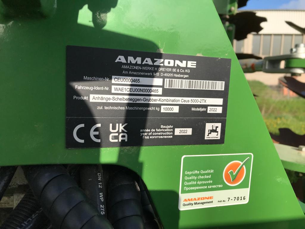 Amazone Ceus 5000-2TX - Дискова брана: снимка 3 Amazone Ceus 5000-2TX - Дискова брана: снимка 3