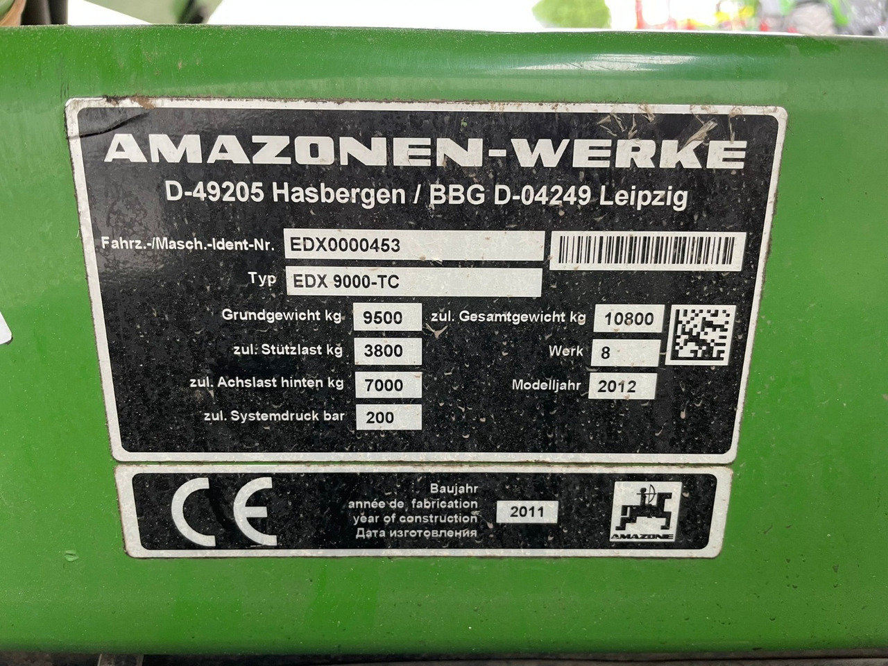 Amazone EDX 9000-TC - Сеялка: снимка 2 Amazone EDX 9000-TC - Сеялка: снимка 2