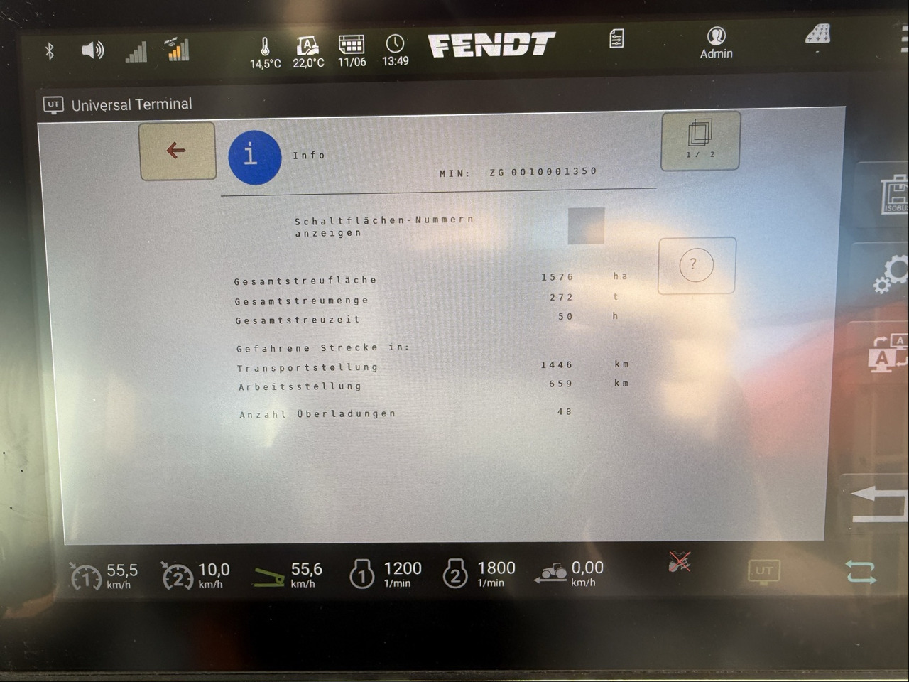 Amazone ZG-TS 10001 ProfisPro - Пръскачка: снимка 2 Amazone ZG-TS 10001 ProfisPro - Пръскачка: снимка 2