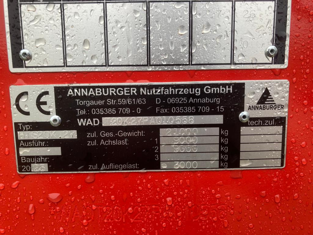 Annaburger HTS 20K.27 Tankanhänger - Машина за торене: снимка 4 Annaburger HTS 20K.27 Tankanhänger - Машина за торене: снимка 4