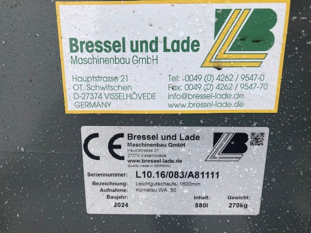 Bressel und Lade LG 1,60mtr - Челен товарач за трактор: снимка 2 Bressel und Lade LG 1,60mtr - Челен товарач за трактор: снимка 2