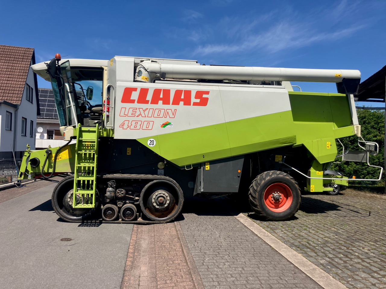 Claas Lexion 480 Terra Trac - Зърнокомбайн: снимка 1 Claas Lexion 480 Terra Trac - Зърнокомбайн: снимка 1