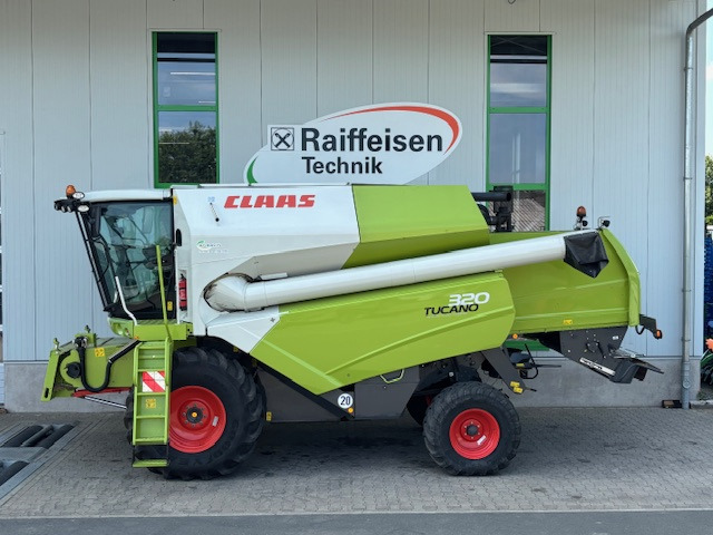 Claas Tucano 320 - Зърнокомбайн: снимка 1 Claas Tucano 320 - Зърнокомбайн: снимка 1