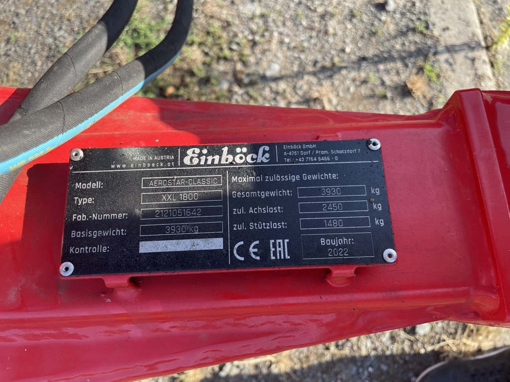Einböck Aerostar 18.00 - Брана: снимка 2 Einböck Aerostar 18.00 - Брана: снимка 2