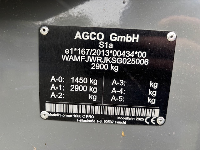 Fendt Former 1000 C PRO - Гребло/ Сенообръщачка: снимка 2 Fendt Former 1000 C PRO - Гребло/ Сенообръщачка: снимка 2