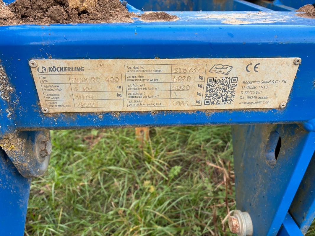 Köckerling Quadro 400 - Култиватор: снимка 4 Köckerling Quadro 400 - Култиватор: снимка 4