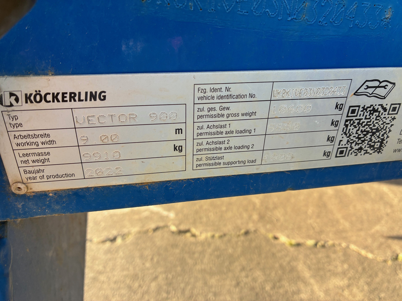 Köckerling Vector 900 - Култиватор: снимка 2 Köckerling Vector 900 - Култиватор: снимка 2