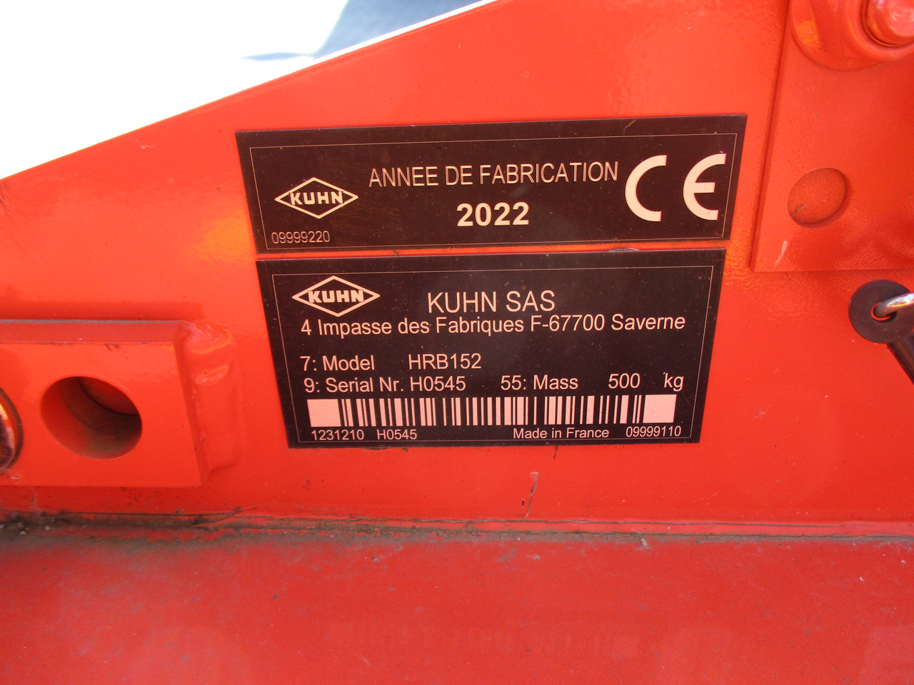 Kuhn Kreiselegge HRB 152 - Машина за обработка на почвата: снимка 2 Kuhn Kreiselegge HRB 152 - Машина за обработка на почвата: снимка 2