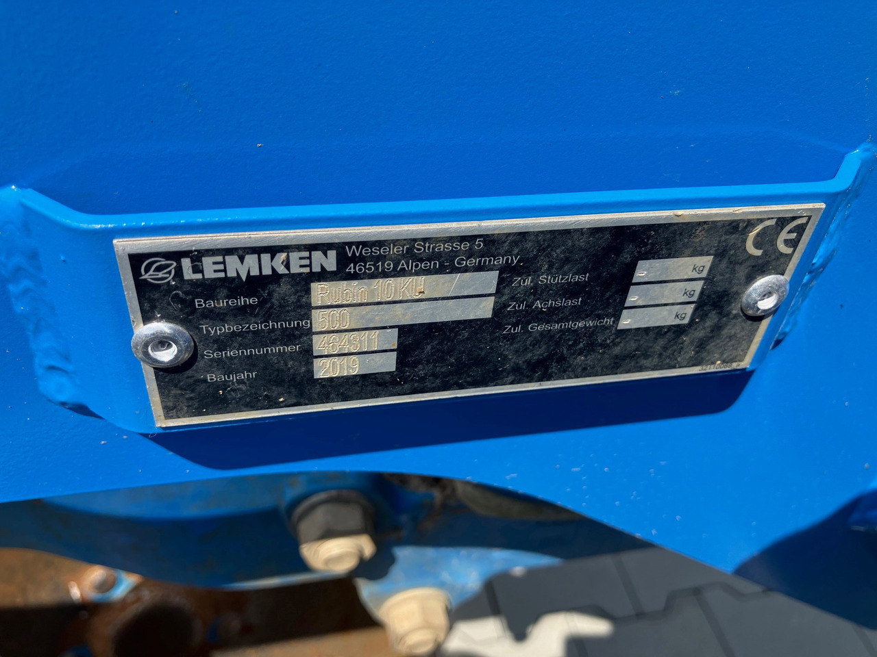 Lemken Rubin 10 - Брана: снимка 2 Lemken Rubin 10 - Брана: снимка 2