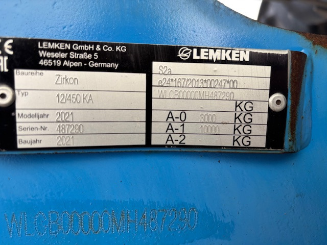 Lemken Solitair 9 KA / 450-DS 125 - Сеялка: снимка 2 Lemken Solitair 9 KA / 450-DS 125 - Сеялка: снимка 2
