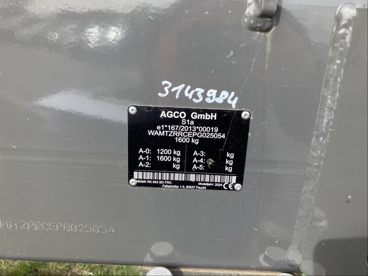 Massey Ferguson RK 842 SD-TRC - Гребло/ Сенообръщачка: снимка 2 Massey Ferguson RK 842 SD-TRC - Гребло/ Сенообръщачка: снимка 2