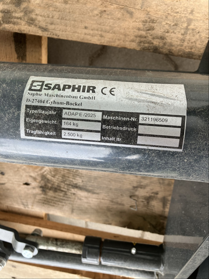 Saphir Adapterrahmen Bobcat schmal / - Челен товарач за трактор: снимка 2 Saphir Adapterrahmen Bobcat schmal / - Челен товарач за трактор: снимка 2