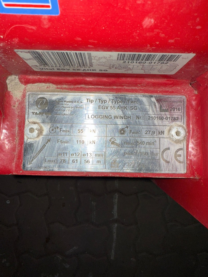 Taifun Seilwinde mit Teleskopausschub - Кран: снимка 4 Taifun Seilwinde mit Teleskopausschub - Кран: снимка 4