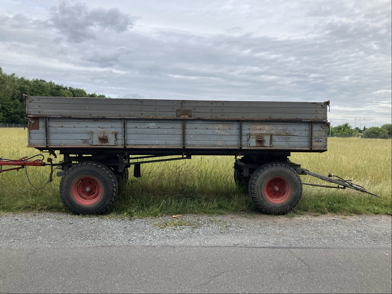 Welger FK 130 Anhänger 2-Seiten - Самосвал камион: снимка 1 Welger FK 130 Anhänger 2-Seiten - Самосвал камион: снимка 1