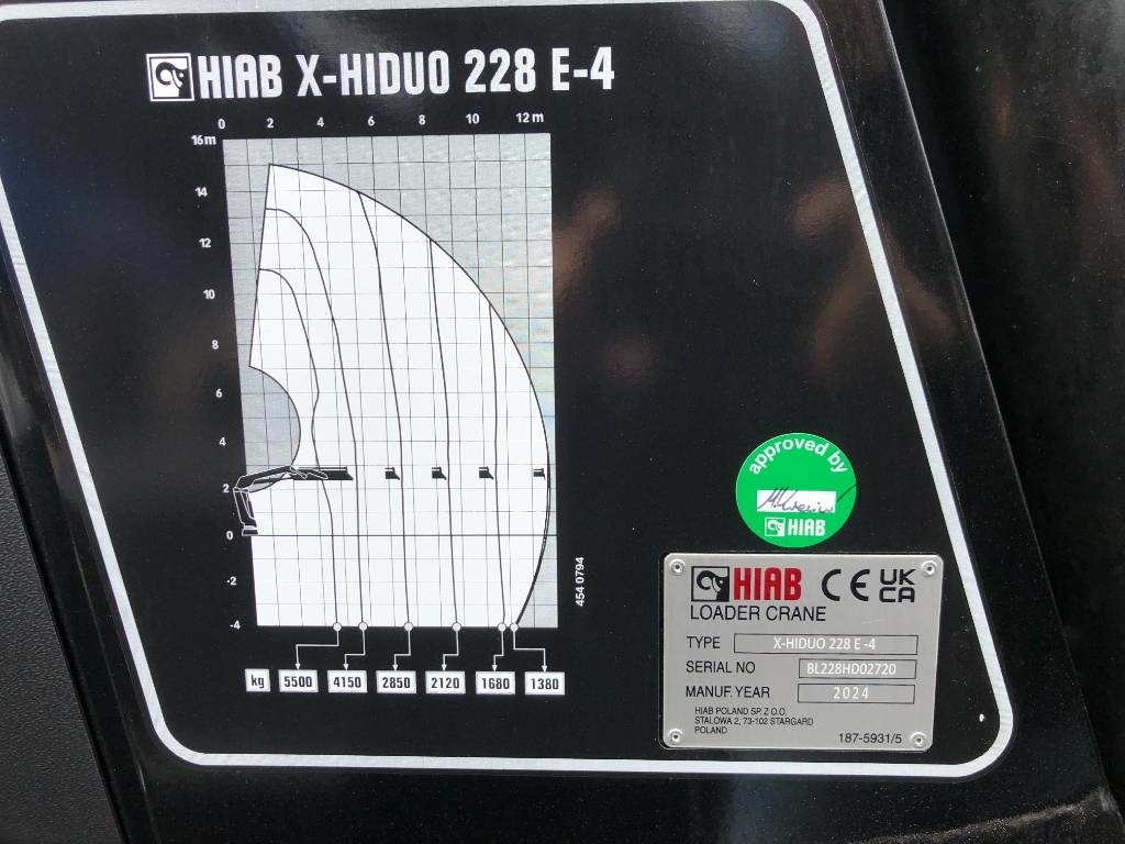 Hiab X-HiDuo 228 E-4 - Кран за камион за Камион: снимка 2 Hiab X-HiDuo 228 E-4 - Кран за камион за Камион: снимка 2