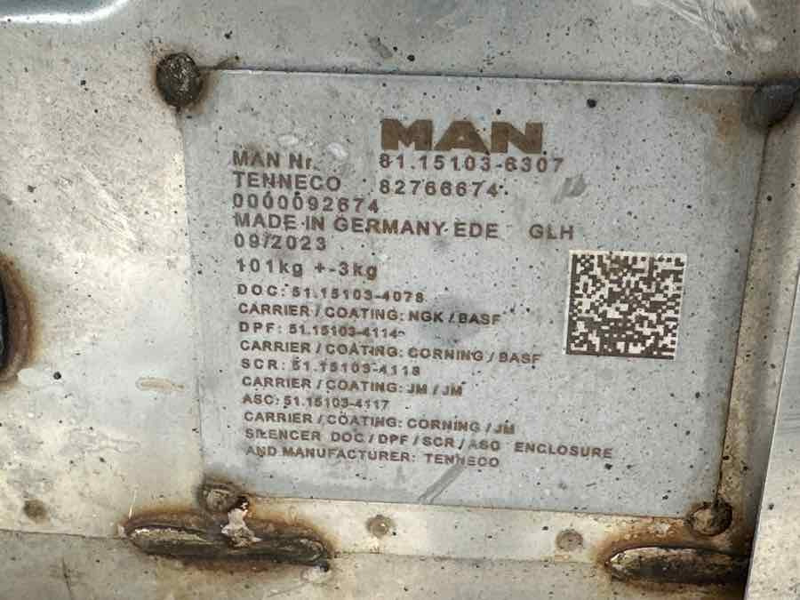 MAN EXHAUST 81.15103-6307 - Изпускателна система за Камион: снимка 4 MAN EXHAUST 81.15103-6307 - Изпускателна система за Камион: снимка 4