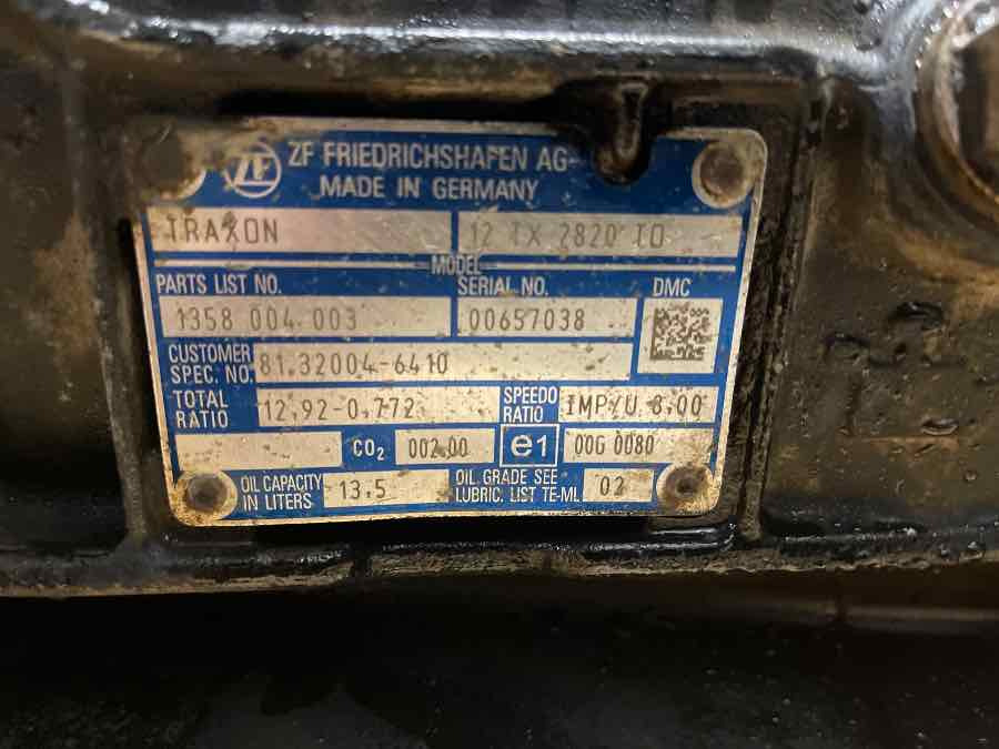 MAN GEARBOX 12TX2820 TO // 81.32004-6410 - Скоростна кутия за Камион: снимка 3 MAN GEARBOX 12TX2820 TO // 81.32004-6410 - Скоростна кутия за Камион: снимка 3