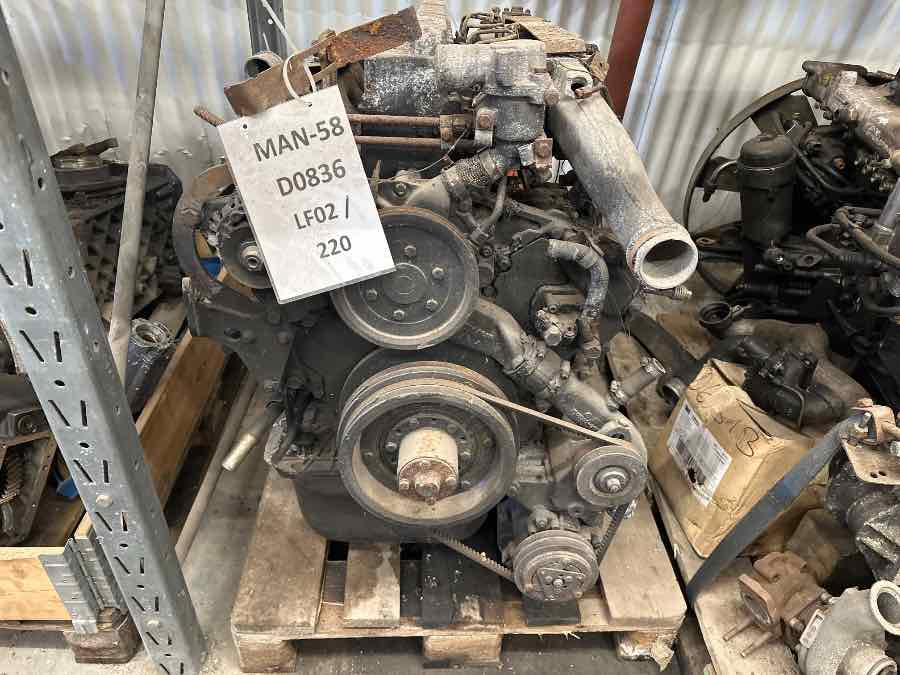 MAN MOTOR D0836 LF02 220 HP EURO 3 - Двигател за Камион: снимка 1 MAN MOTOR D0836 LF02 220 HP EURO 3 - Двигател за Камион: снимка 1