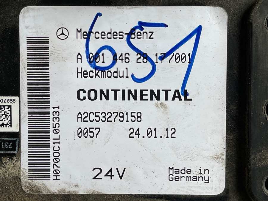 MERCEDES ECU A0014462817 - Електрическа система за Камион: снимка 1 MERCEDES ECU A0014462817 - Електрическа система за Камион: снимка 1
