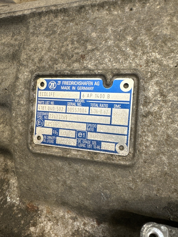 VOLVO GEARBOX 6AP1400B // 22422765 - Скоростна кутия за Камион: снимка 2 VOLVO GEARBOX 6AP1400B // 22422765 - Скоростна кутия за Камион: снимка 2
