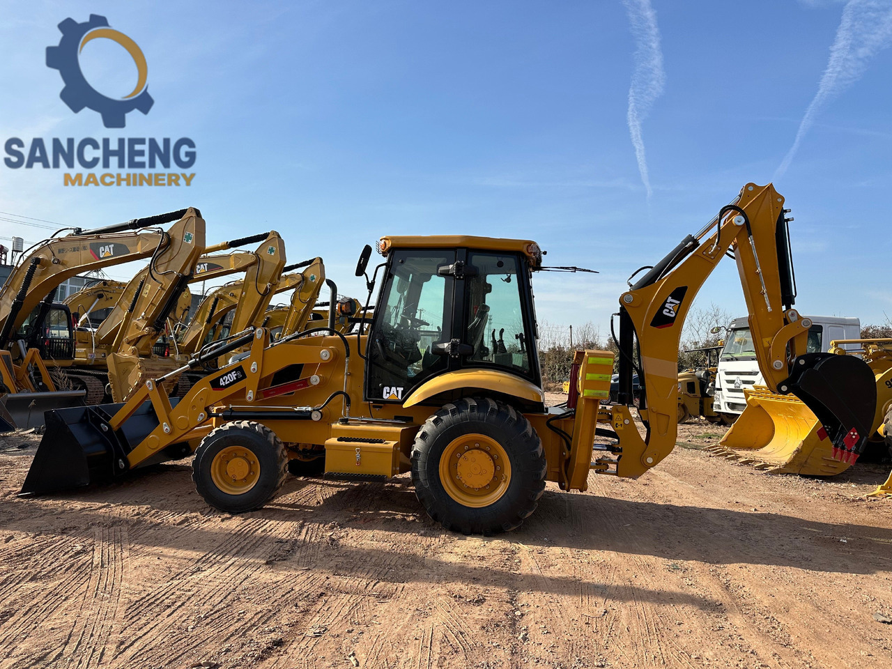 CATERPILLAR 420F2 - Багер-товарач: снимка 2 CATERPILLAR 420F2 - Багер-товарач: снимка 2