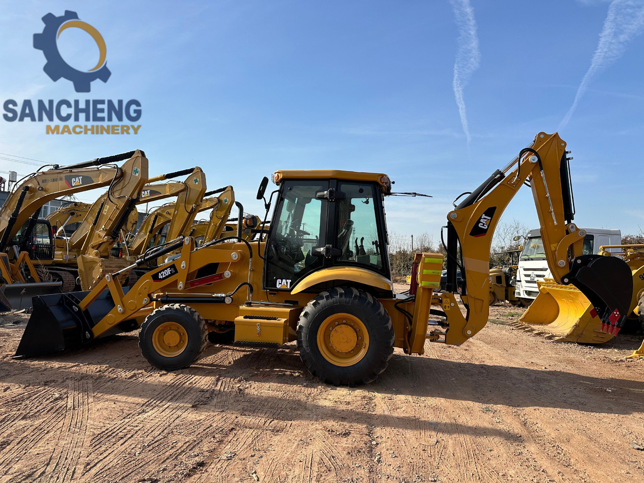 CATERPILLAR 420F2 - Багер-товарач: снимка 3 CATERPILLAR 420F2 - Багер-товарач: снимка 3