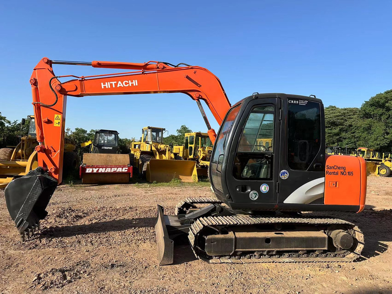HITACHI ZAXIS ZX70 - Мини багер: снимка 3 HITACHI ZAXIS ZX70 - Мини багер: снимка 3