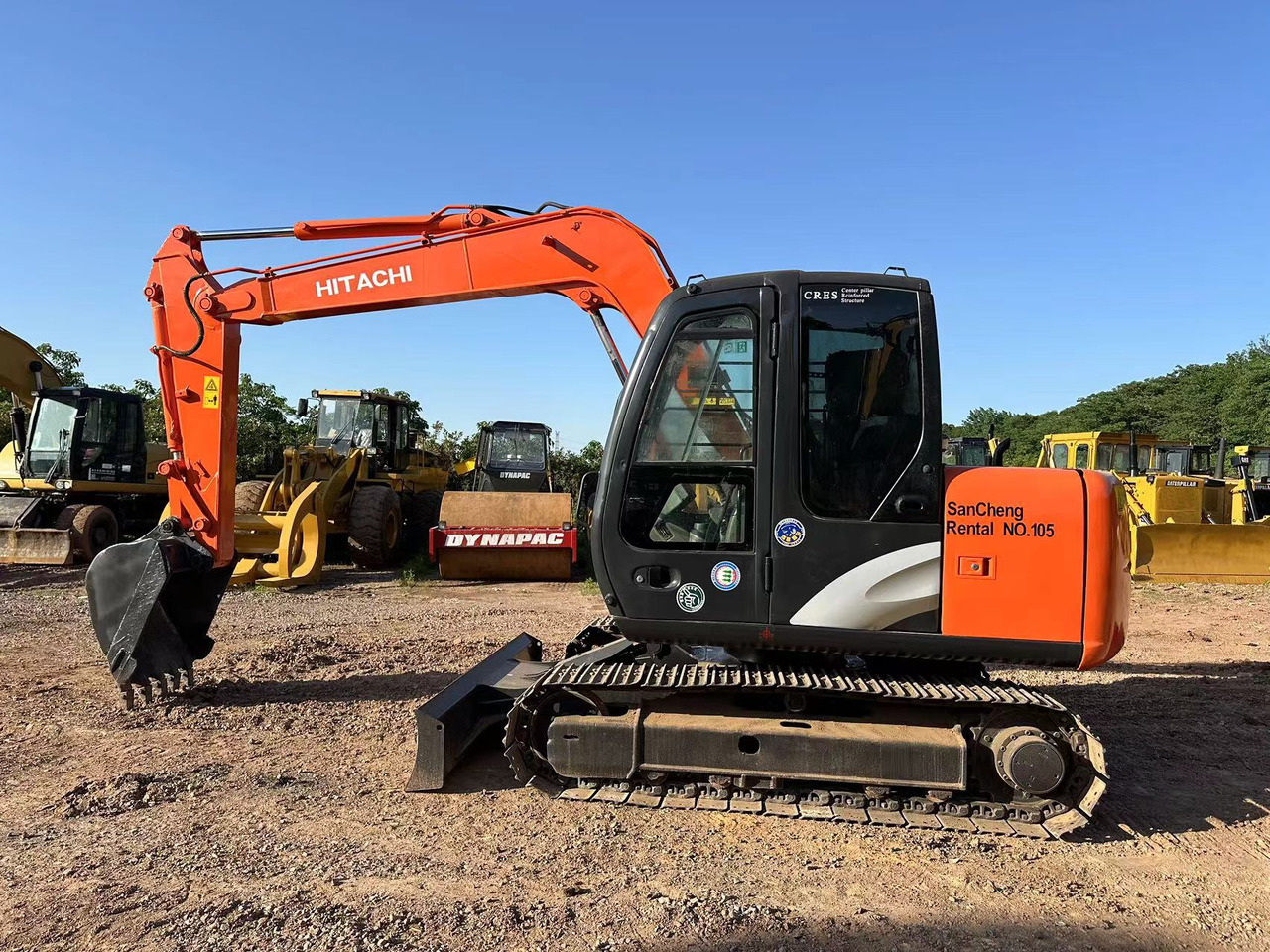 Hitachi ZX70 mini excavator - Мини багер: снимка 2 Hitachi ZX70 mini excavator - Мини багер: снимка 2