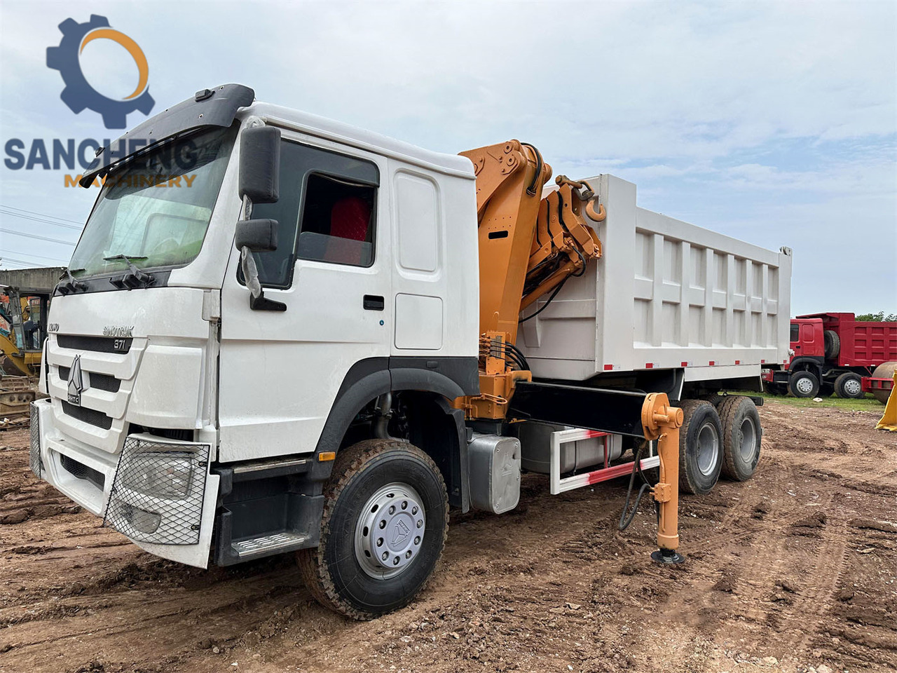 SINOTRUK Howo 371hp 6x4 crane truck - Камион с кран: снимка 3 SINOTRUK Howo 371hp 6x4 crane truck - Камион с кран: снимка 3