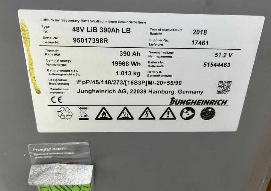 Jungheinrich EFG220 - Електрокар: снимка 5 Jungheinrich EFG220 - Електрокар: снимка 5