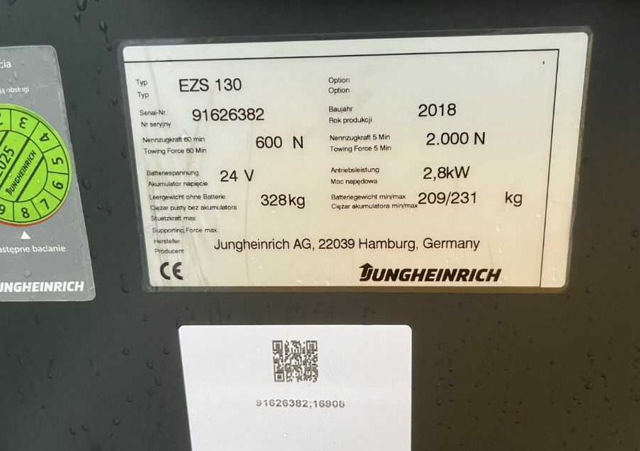 Jungheinrich EZS130 - Електрически влекач: снимка 4 Jungheinrich EZS130 - Електрически влекач: снимка 4