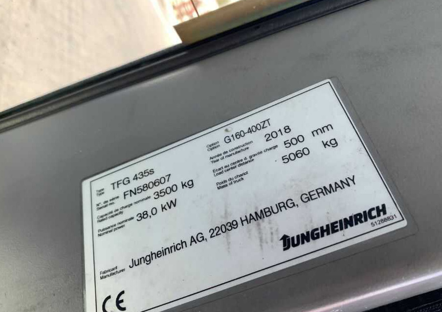 Jungheinrich TFG435s - Газокар: снимка 4 Jungheinrich TFG435s - Газокар: снимка 4