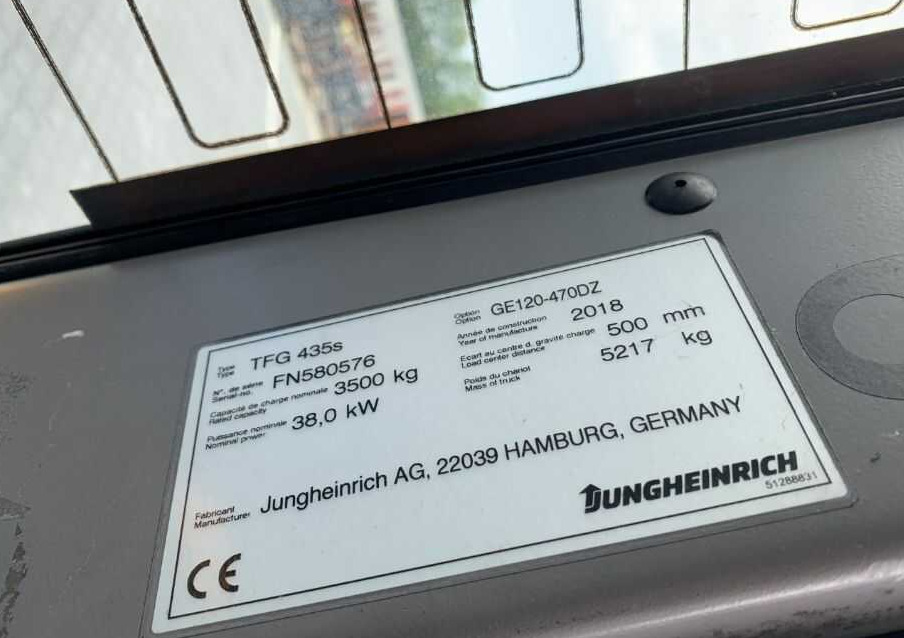 Jungheinrich TFG435s - Газокар: снимка 4 Jungheinrich TFG435s - Газокар: снимка 4